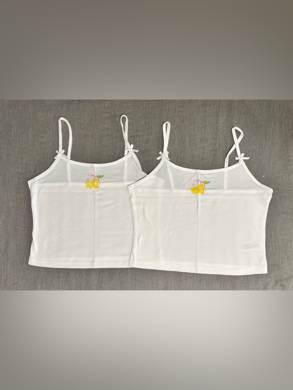 🔥Set of 2 Wild Fable Women's White Cami with Lemon, Size: Small & Medium, NWT